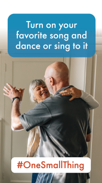 Turn on your favorite song and sing or dance