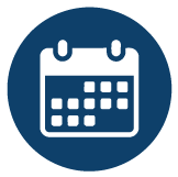 Icon of a calendar