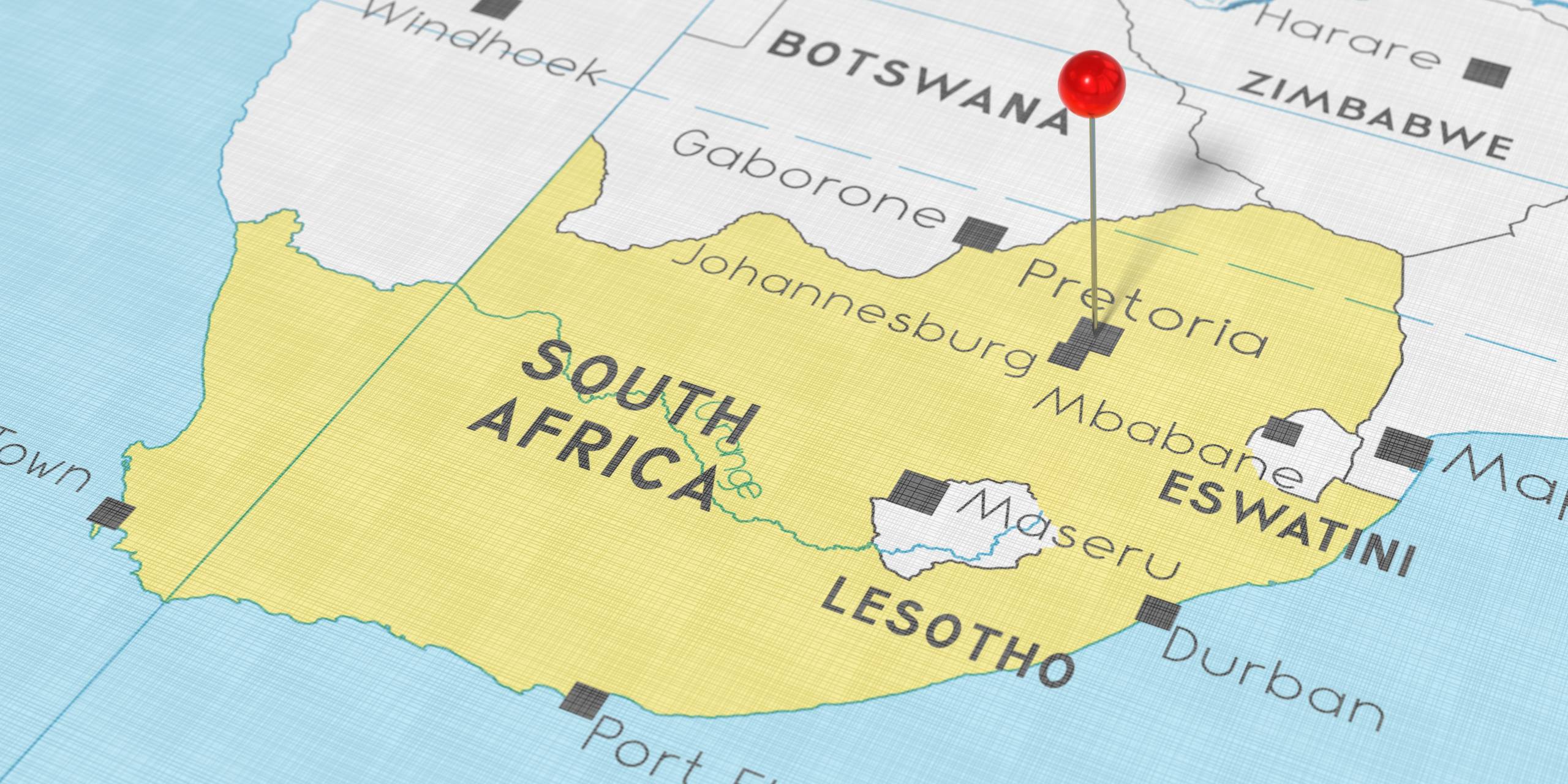 Map of South Africa