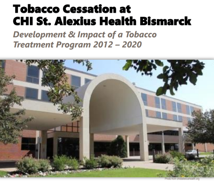 ​​​​​​​NDQuits Cessation Grant Program: CHI St. Alexius Health Case Study, 2020