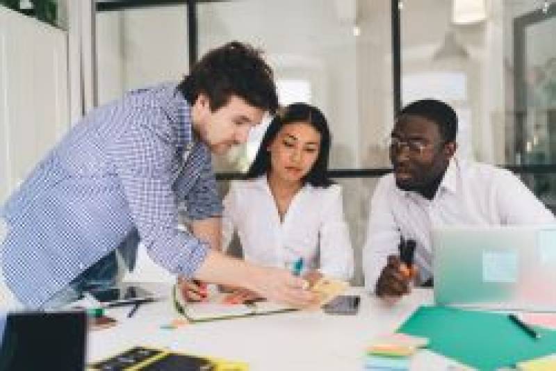 People making a plan