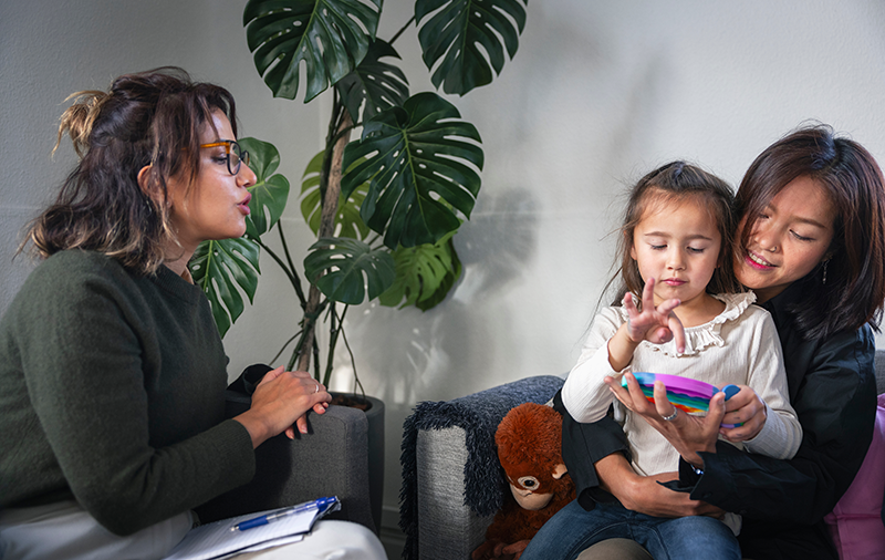 home visit with family