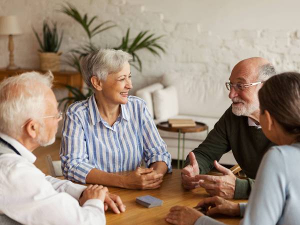 Group of smiling older adults