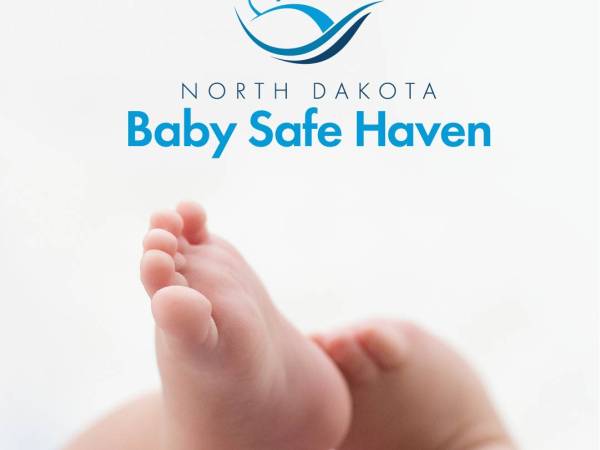 Baby Safe Haven. Baby feet with logo