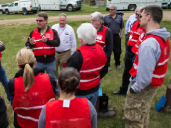 Emergency Workers Gather