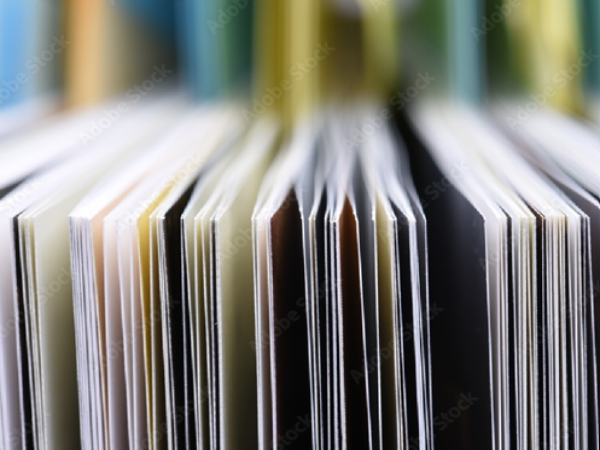 File folders.