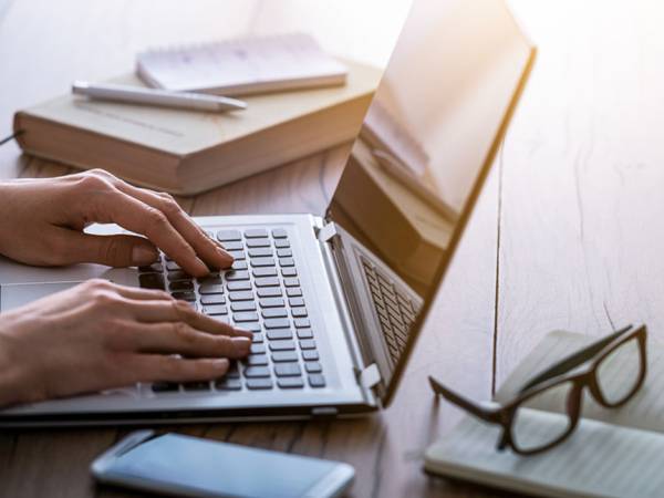 Person on laptop
