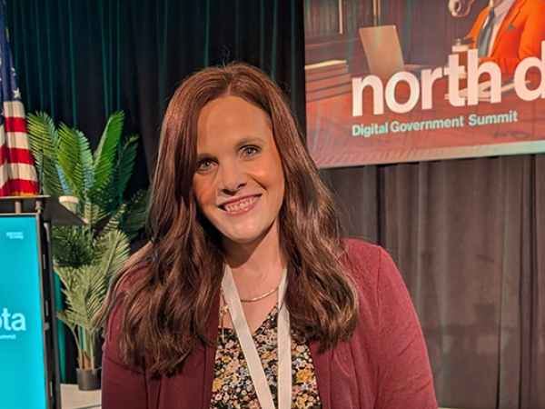 Emily Riedman at ND Digital Government Summit.