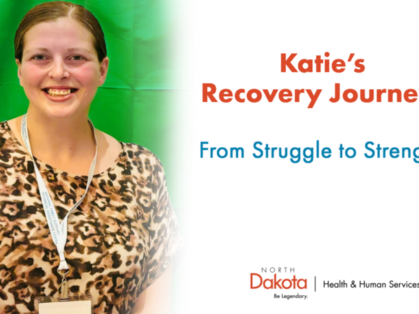 woman's headshot with title Katie's recovery journey