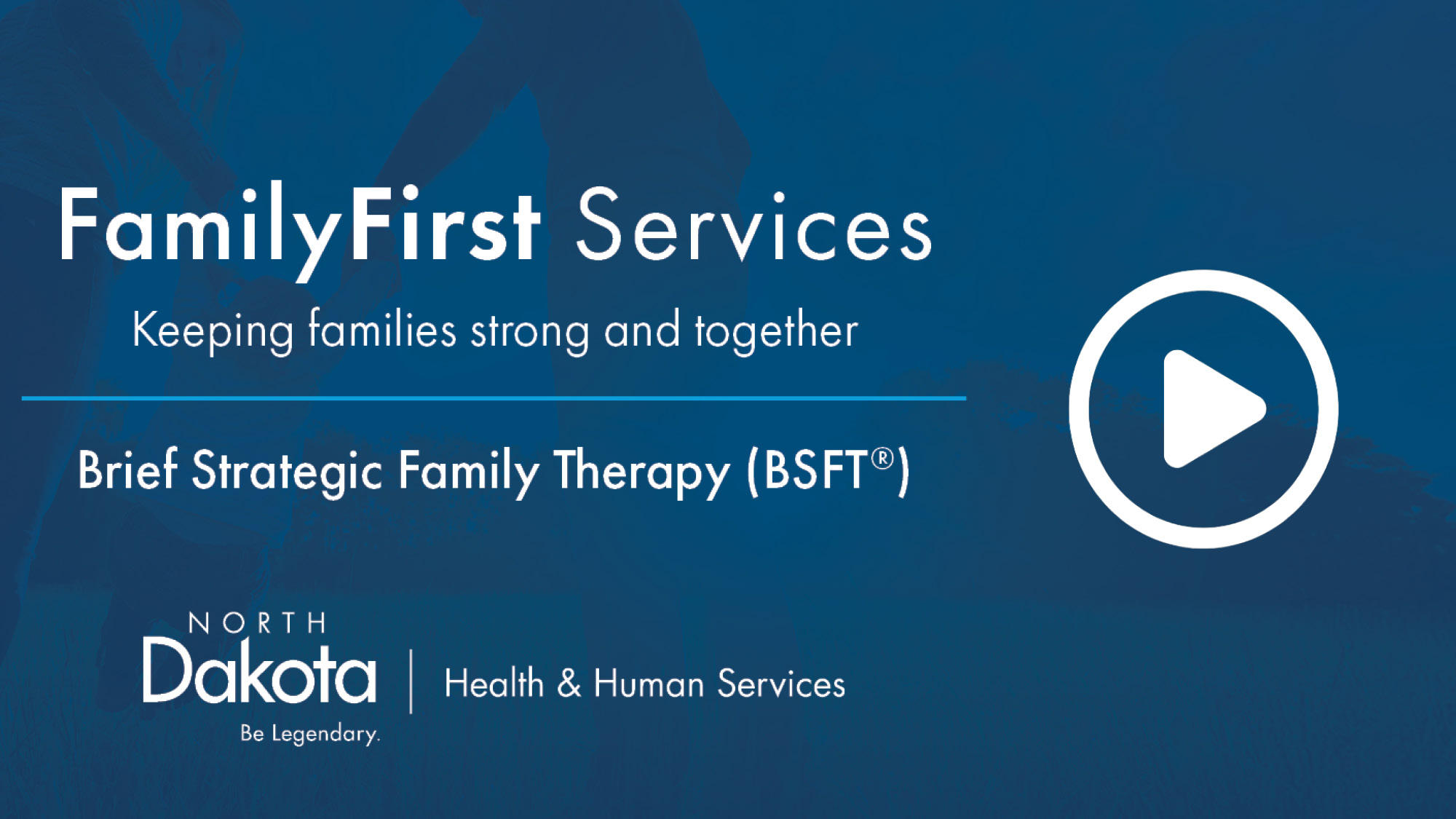 Brief Strategic Family Therapy Video