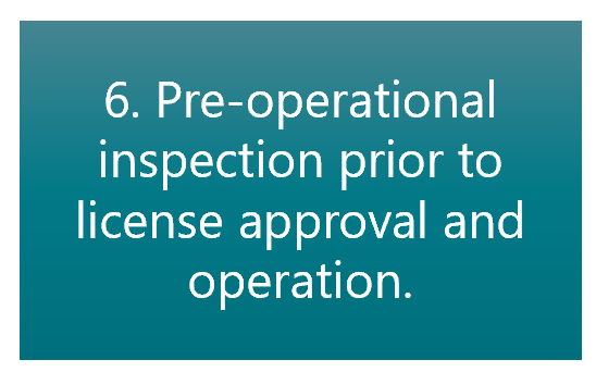 Pre-Operational Inspection