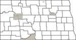 Map of North Dakota