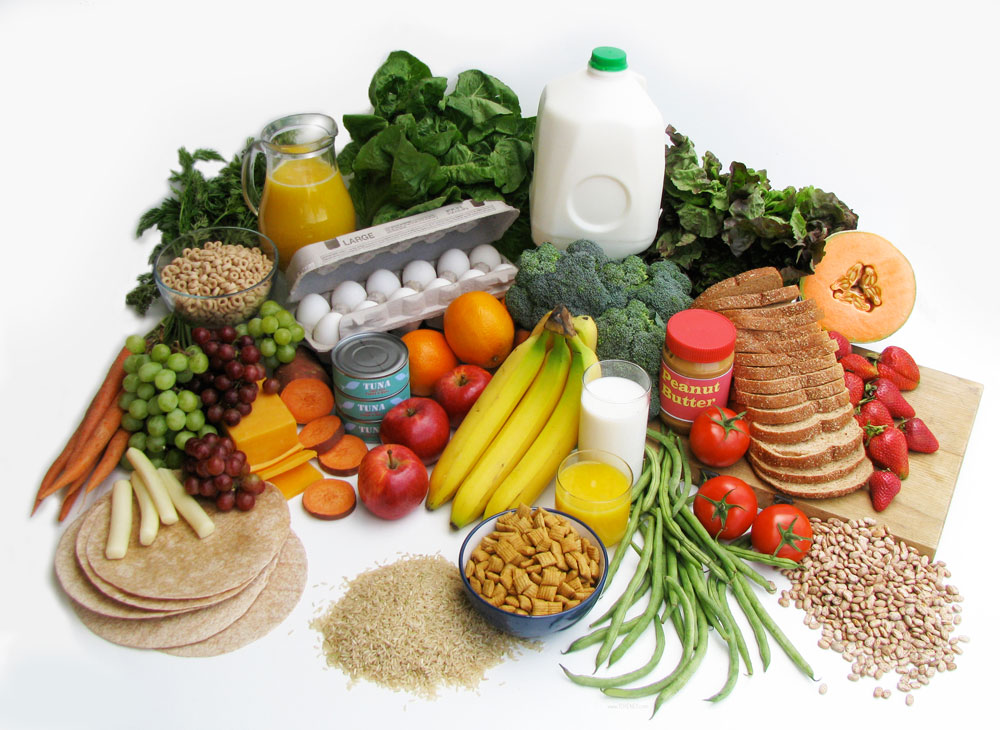 Photo of WIC eligible foods