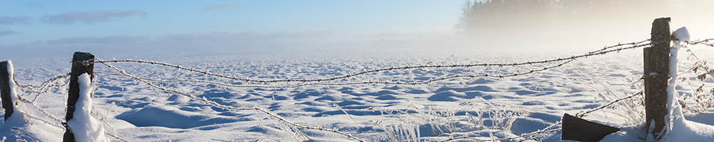 image of snow in North Dakota