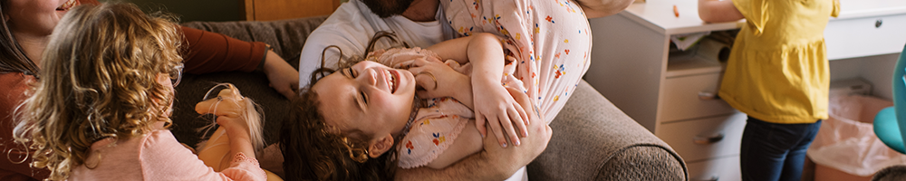 image of a happy smiling family