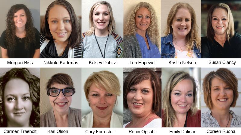 picture of the twelve staff members