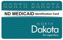 Green and white Medicaid card