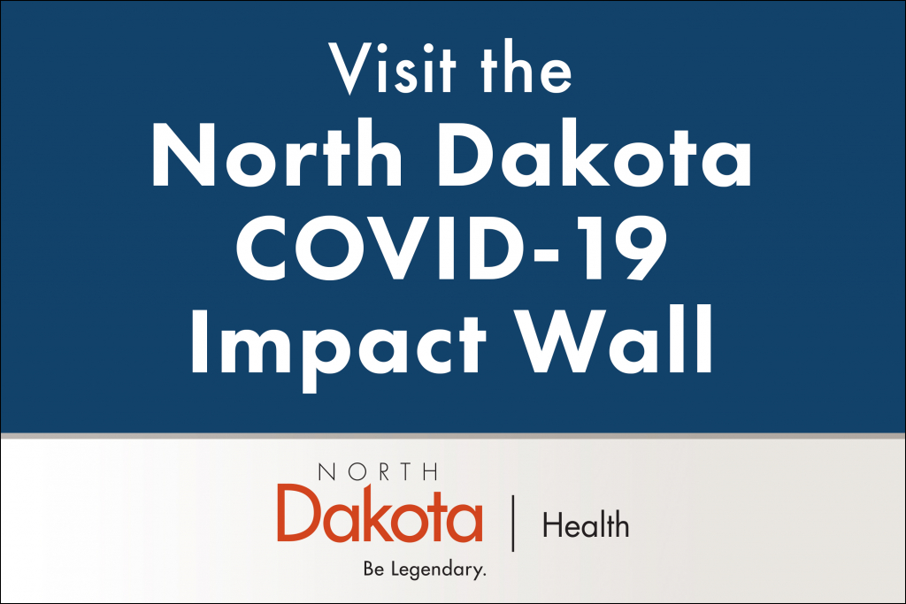 North Dakota COVID-19 Impact Wall