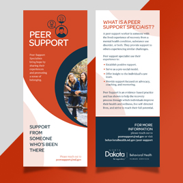 Peer Support Services Rack Card