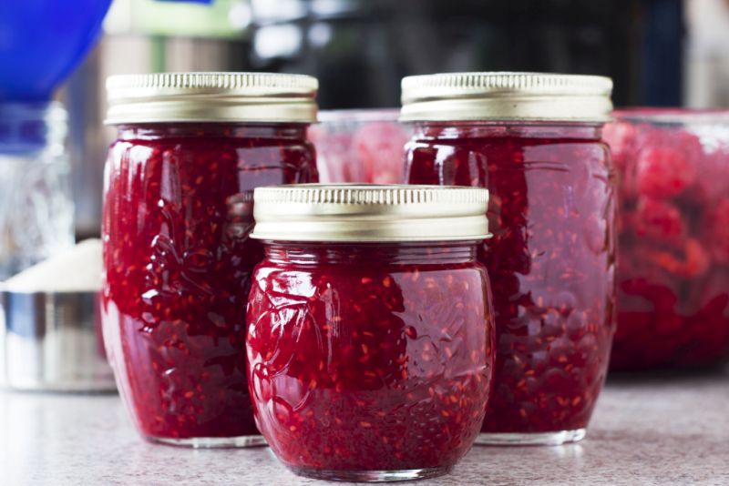 Jars of jelly