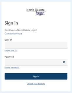 SSP Login screenshot