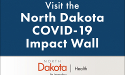 North Dakota COVID-19 Impact Wall