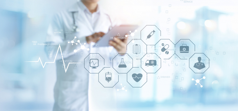 Medical icon network connection