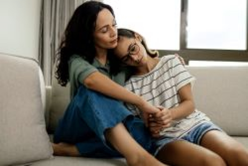 Mom and teen